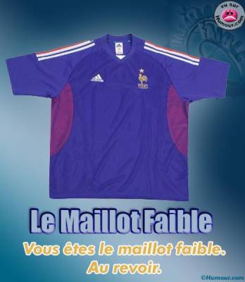 le maillot faible